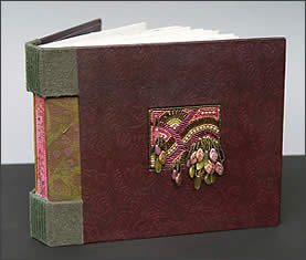 Handmade Book/Journal by Robin Atkins, Bead Artist