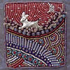 Rabbit, from a handmade artist's book by Robin Atkins, bead artist