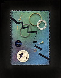 Corona Diary, Something's Broken, by Robin Atkins, bead artist