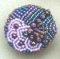 Beaded Button by Robin Atkins, bead artist