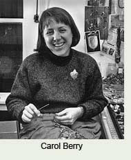 Carol Berry, bead sister, artist, friend and mentor to Robin Atkins, bead artist